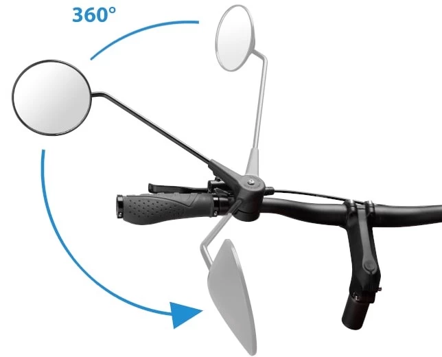 Krampe E-Bike Fahrradspiegel KF1 Klappbar 2 Krampe E-Bike Fahrradspiegel KF1 Klappbar – Bild 2