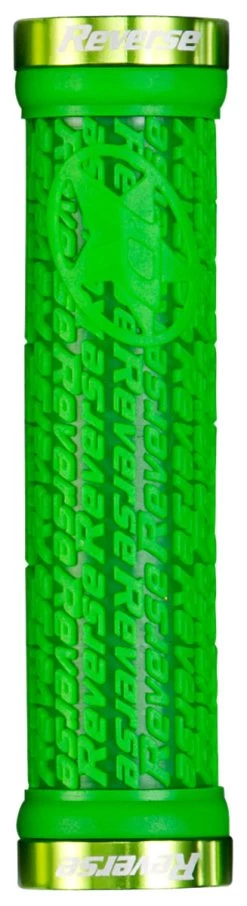REVERSE Griff Stamp Lock On Ø30mm X 135mm -BikeWerkstatt Verkaufsgeschäft reverse griff stamp lock on durchmesser30mm 135mm gruen hellgruen