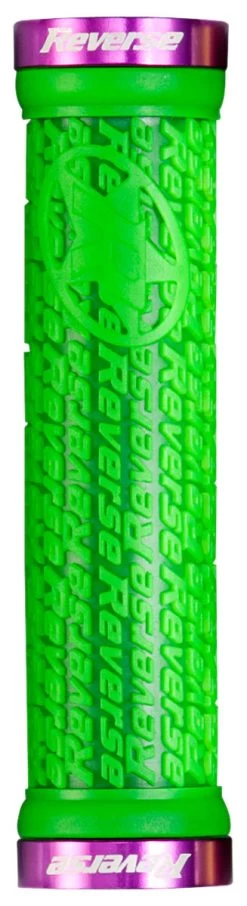 REVERSE Griff Stamp Lock On Ø30mm X 135mm -BikeWerkstatt Verkaufsgeschäft reverse griff stamp lock on durchmesser30mm 135mm gruen lia