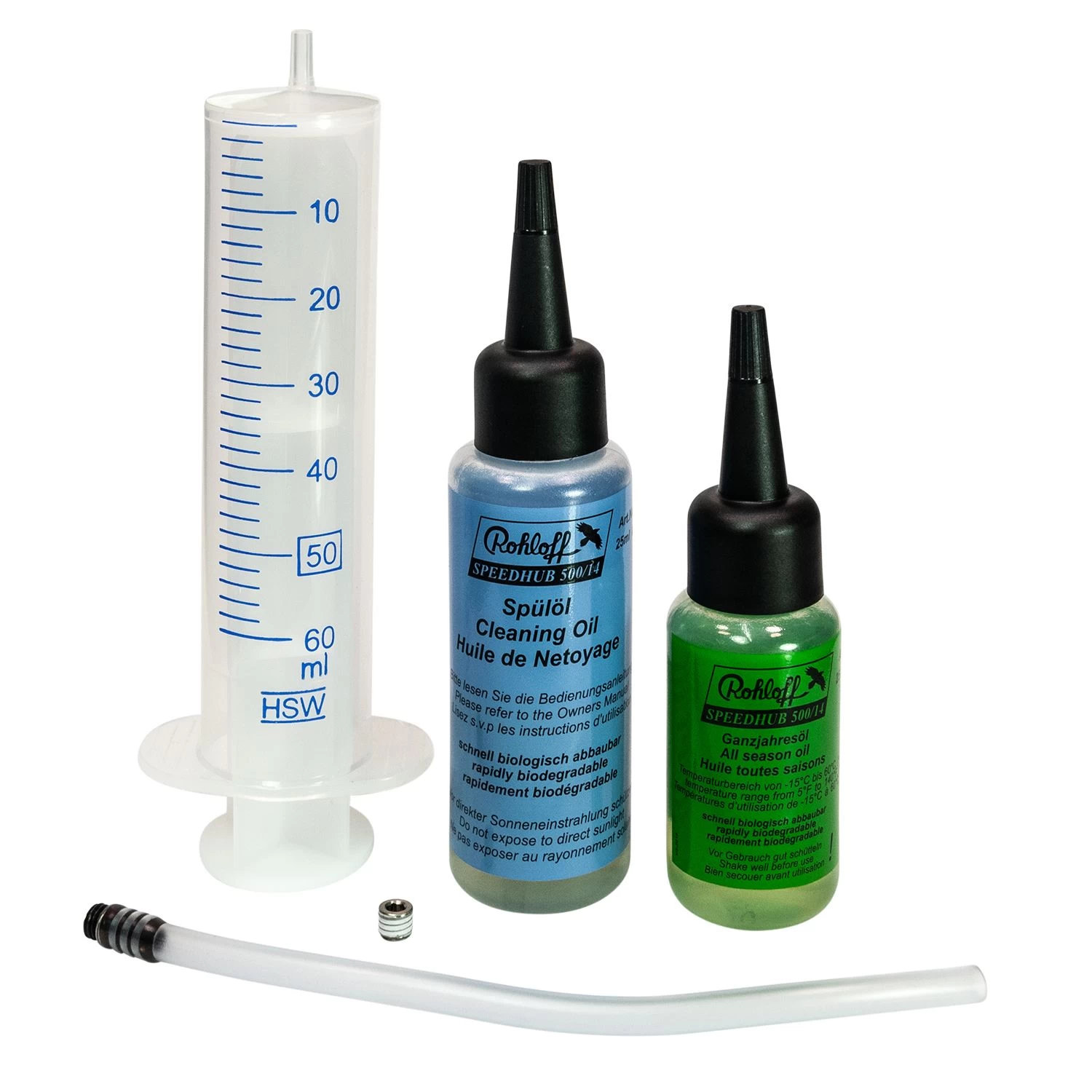Rohloff Ölwechselset Komplett 1 Rohloff Ölwechselset Komplett