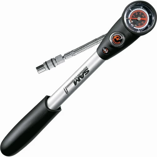 SKS Dämpferpumpe SAM 25 Bar - Luftpumpe Mit Bar Anzeige 1 SKS Dämpferpumpe SAM 25 Bar - Luftpumpe Mit Bar Anzeige